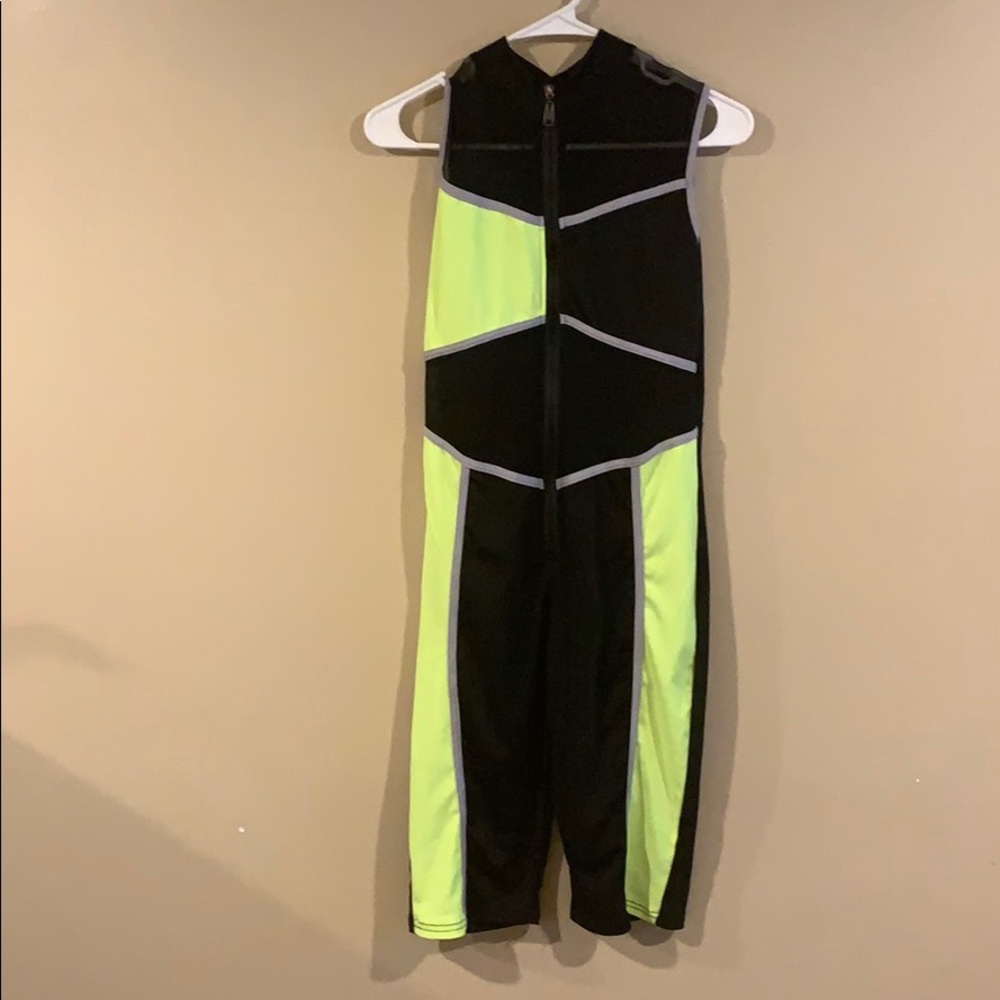 Green and Black One Piece